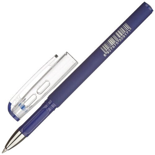Ручка гелевая Комус синий, 0,5 мм, конусный наконечник от компании М.Видео - фото 1