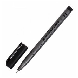 Ручка капиллярная для черчения ЗХК "Сонет" линер 0.1 мм, цвет чёрный