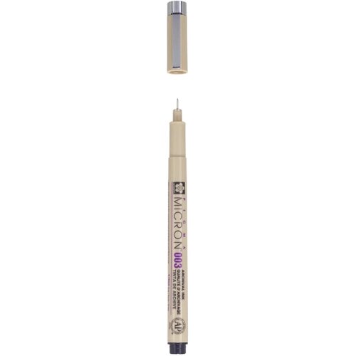 Ручка капиллярная Sakura Pigma Micron 003, толщина линии 0.15 мм, цвет черный от компании М.Видео - фото 1