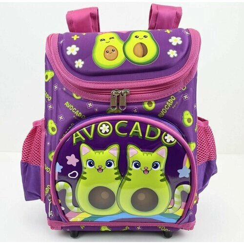 Рюкзак "Авокадо" для девочки в школу / ранец / сумка от компании М.Видео - фото 1