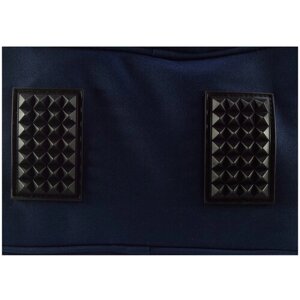 Рюкзак BrunoVisconti, облегченная капсула, синий с эргономичной спинкой, «футбол», Арт. 12-001/33