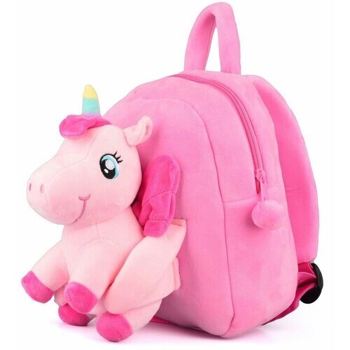 Рюкзак детский дошкольный KAKOO, KBB-97, розовый, 26,5х24х10,5 от компании М.Видео - фото 1