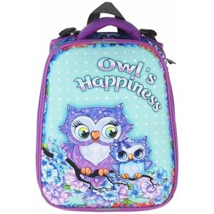 Рюкзак для девочки Stavia Совушка, 4192914, разноцветный