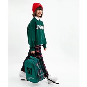 Рюкзак формованный зеленый Gulliver, для девочек, р. one size, мод. 223GSGMA2102