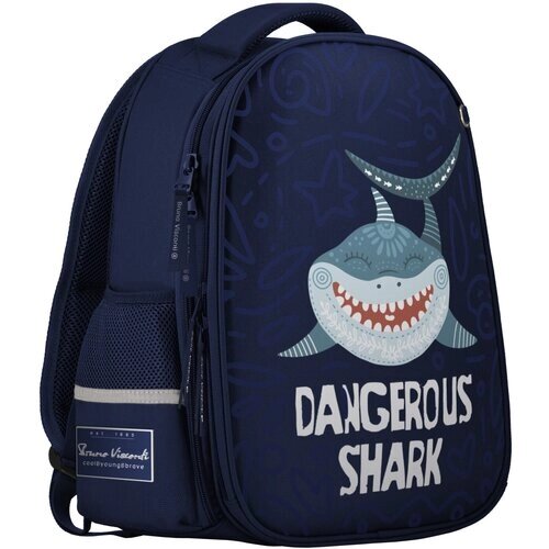 Рюкзак-капсула синий С эргономичной спинкой "DANGEROUS SHARK" , Арт. 12-009-091/02 от компании М.Видео - фото 1