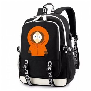 Рюкзак Кенни Маккормик (South Park) черный с USB-портом №2
