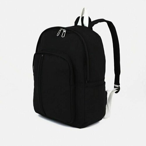 Рюкзак Мэни, 39x15x43 см, 1 отд на молнии, 5 н/карманов, черный от компании М.Видео - фото 1