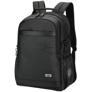 Рюкзак мужской SWICKY 88039 черный, 480x330x250 мм, 1000 грамм, водоотталкивающий, USB-порт, городской, школьный для подростка