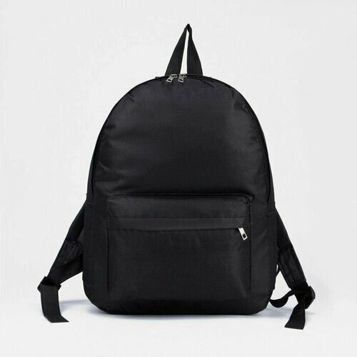 Рюкзак на молнии, цвет чёрный от компании М.Видео - фото 1