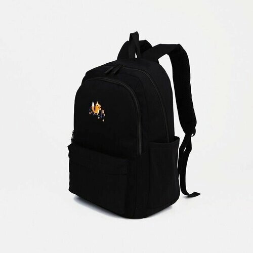 Рюкзак на молнии, наружный карман, цвет чёрный от компании М.Видео - фото 1