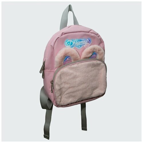 Рюкзак "Плюшевые ушки", маленький розовый от компании М.Видео - фото 1