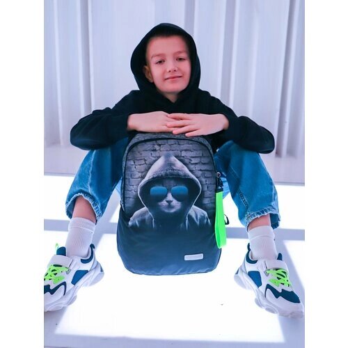 Рюкзак школьный для девочки, мальчика, текстильный рюкзак STERNBAUER, для начальной и средней школы от компании М.Видео - фото 1