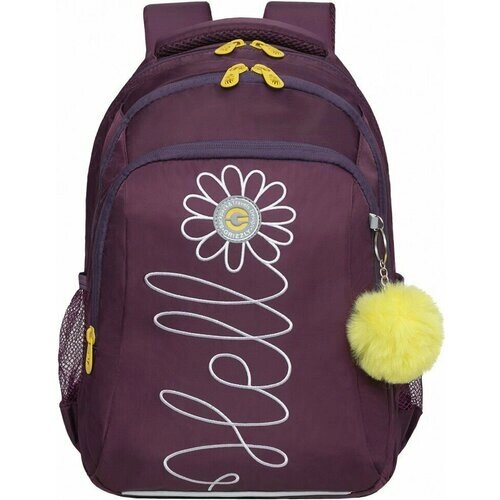 Рюкзак школьный Grizzly RG-361-3/4 фиолетовый от компании М.Видео - фото 1