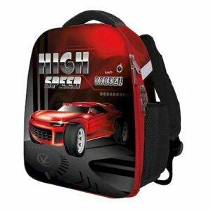 Рюкзак школьный "Красная машина" 36х30х17 см 2 отделения