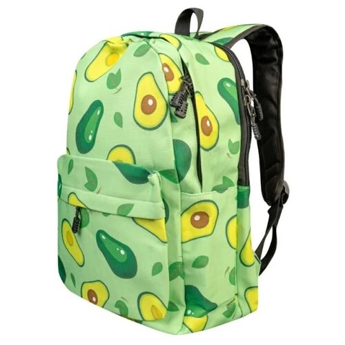 Рюкзак школьный / Рюкзак с авокадо молодежный / Рюкзак авокадо зеленый от компании М.Видео - фото 1