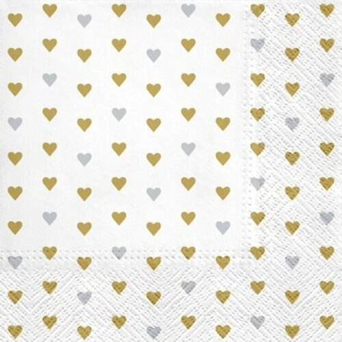Салфетка трехслойная для декупажа "Много любви" #SDL120106 PAW Decor Collection 33 x 33 см 4 шт от компании М.Видео - фото 1