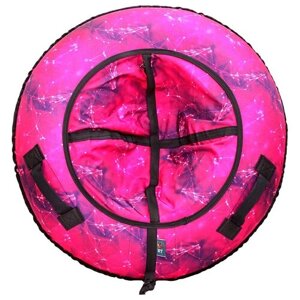 Санки надувные Созвездие 105 см Розовый