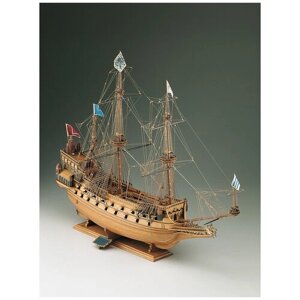 Сборная деревянная модель корабля фирмы Corel (Италия), La Couronne, Масштаб 1:100, SM17