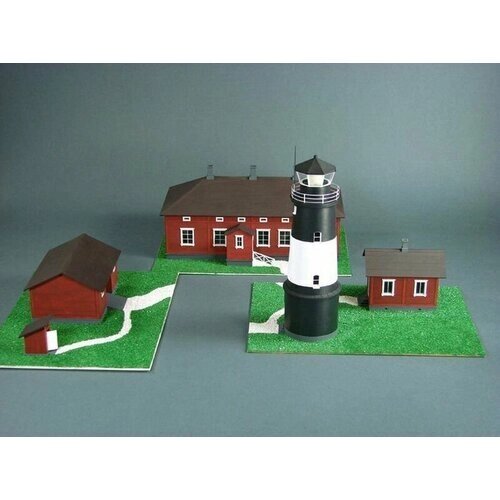 Сборная картонная модель Shipyard маяк Lighthouse Ulkokalla (№18) 1/72 от компании М.Видео - фото 1