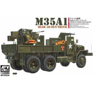 Сборная модель AFV club M35A1 quad .50 GUN TRUCK 1:35 (35034)