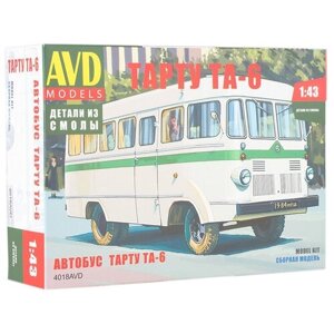 Сборная модель AVD Автобус Тарту ТА-6, 1/43