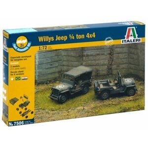 Сборная модель автомобиля / Модель для сборки Italeri / Автомобиль 1/4 ton. 4x4 Truck