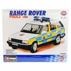 Сборная модель автомобиля Range Rover Range Rover Police 1994 1:24 Bburago 18-25026