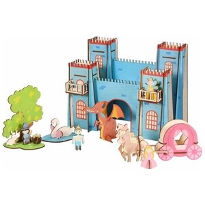 Сборная модель Большой слон Кукольный домик Замок Принцессы (Д-011)
