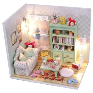 Сборная модель Hobby Day Румбокс Mini house Чай вдвоём, с фигурками M012