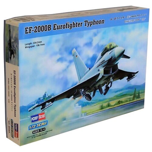 Сборная модель HobbyBoss EF-2000B Eurofighter Typhoon (80265) 1:72 от компании М.Видео - фото 1