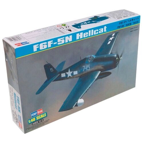 Сборная модель HobbyBoss F6F-5N Hellcat (80341) 1:48 от компании М.Видео - фото 1