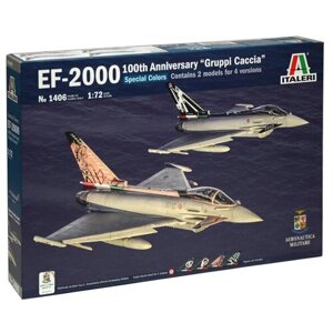 Сборная модель italeri самолет EF-2000 100th anniv. gruppi caccia"1406ит)