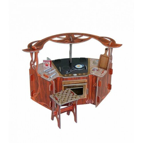 Сборная модель из картона "Коллекционный набор мебели" Кухня №270 от компании М.Видео - фото 1