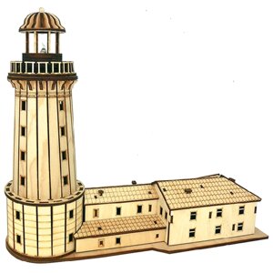 Сборная модель - маяк толбухин (со светодиодной свечой)