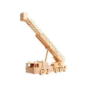 Сборная модель Мир деревянных игрушек Пожарная машина (П107)