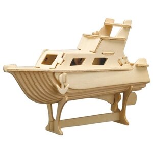Сборная модель Мир деревянных игрушек Яхта (П041)