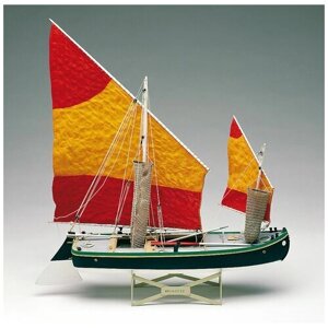 Сборная модель парусного корабля Amati рыбацкая Лодка Bragozzo, Масштаб 1:45, AM1570