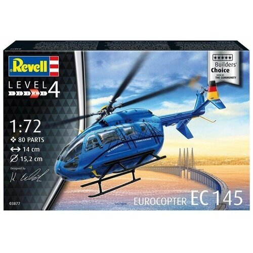 Сборная модель Revell Eurocopter EC 145 Builders Choice (03877) 1:72 от компании М.Видео - фото 1