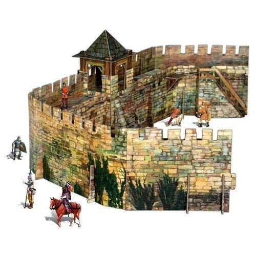 Сборная модель Умная Бумага крепостная стена средневековый город от компании М.Видео - фото 1