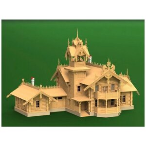 Сборная модель Загородный летний дом, Масштаб 1:72, C1914