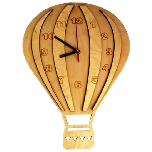 Сборная модель/заготовка для творчества - Часы, воздушный шар от компании М.Видео - фото 1