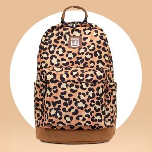SCOOBE / Рюкзак городской женский универсальный для ноутбука, рюкзак подростковый в школу с рисунком leo, 20л