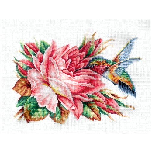 Сделай своими руками Набор для вышивания Колибри и роза 21 x 14.5 см (К-43) от компании М.Видео - фото 1