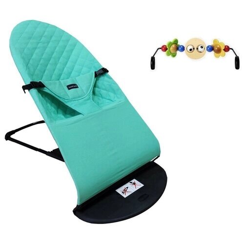 Шезлонг детский 0+ Baby Balance Chair Бирюзовый от компании М.Видео - фото 1