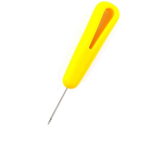 Шило сапожное, пластмассовая ручка с крючком 0,2 мм желтое от компании М.Видео - фото 1