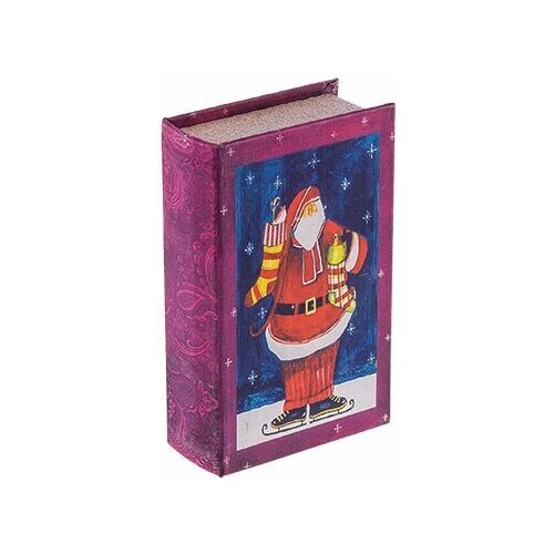 Шкатулка-книга Gamma №015 "Санта на коньках" от компании М.Видео - фото 1