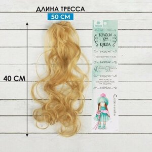 Школа талантов Волосы - тресс для кукол «Кудри» длина волос: 40 см, ширина: 50 см,15