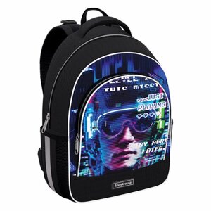 Школьный рюкзак с грудной перемычкой ErichKrause ErgoLine 15L Cyber Game 59873