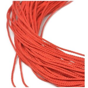Шнур для мокасин, цвет: красный, 1,5 мм x 100 м, арт. 1 с-16