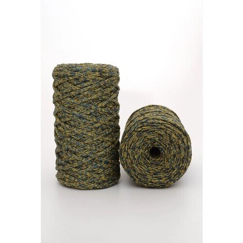 Шнур для вязания 5мм Зеленый-желтый-серый от компании М.Видео - фото 1